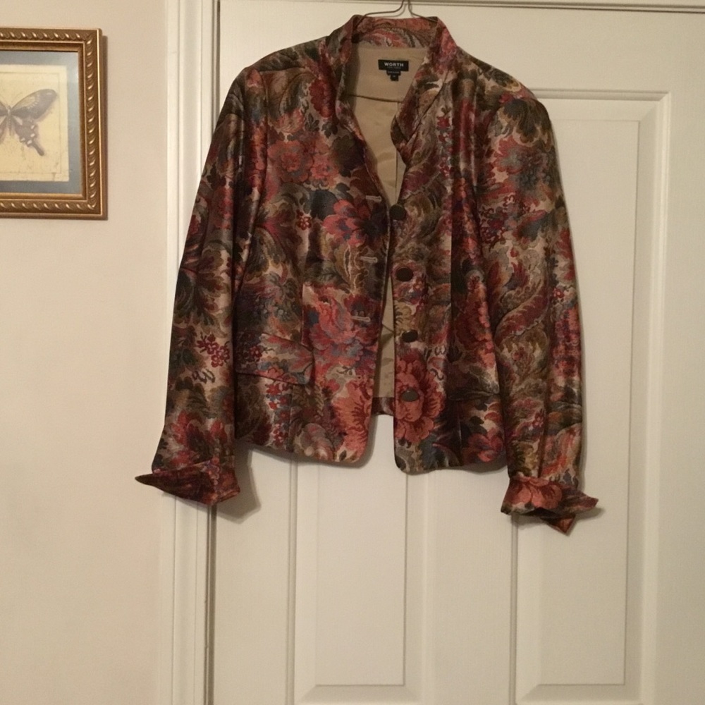 Worth New York Women’s Jacket Multicolored Sz 14